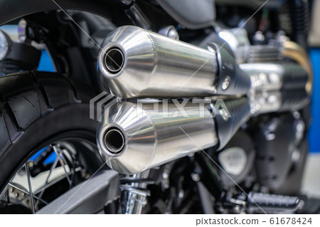 Close-up of exhaust or Intake of black sport Close-up of exhaust or Intake of black sport 61678424