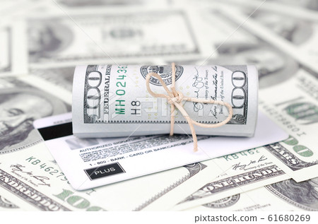 American money and online modern virtual banking 61680269