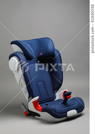 toddler car seat, gray background 61680598
