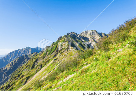 秋季進行五棱岳登山（從白武山觀賞五棱岳和鹿島山武） 61680703