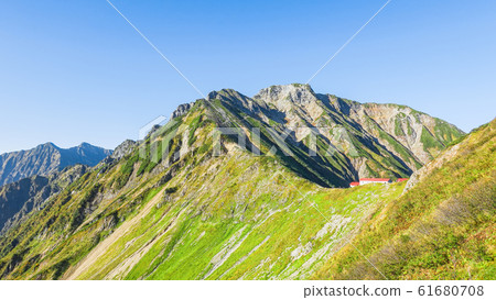 Goryu-dake climbing in autumn Goryu-dake climbing in autumn 61680708