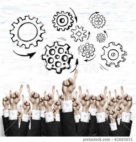 Business and teamwork concept Business and teamwork concept 61683031