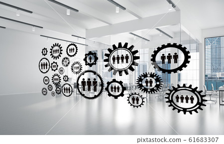 Networking and wireless connection as concept for effective modern business Networking and wireless connection as concept for effective modern business 61683307