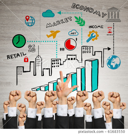 Business and teamwork concept Business and teamwork concept 61683550