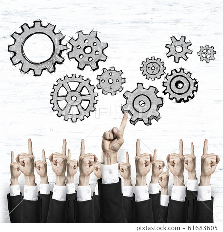 Business and teamwork concept 61683605