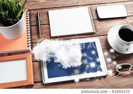 Social communication and global networking concept Social communication and global networking concept 61684233