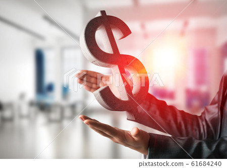 Business and money concept. Financial investments. Business and money concept. Financial investments. 61684240