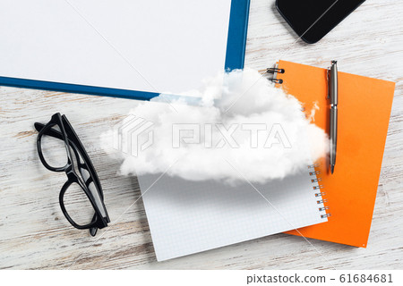 Concept of modern business workplace. 61684681