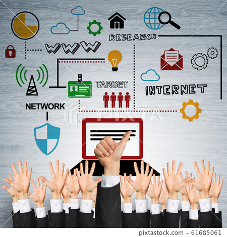 Business and teamwork concept Business and teamwork concept 61685061