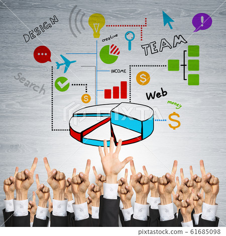 Business and teamwork concept Business and teamwork concept 61685098