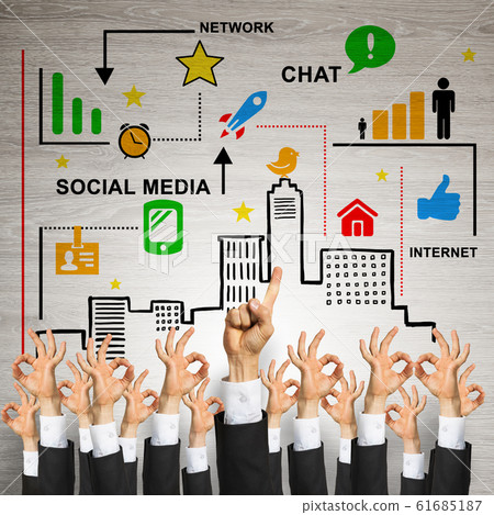 Business and teamwork concept Business and teamwork concept 61685187