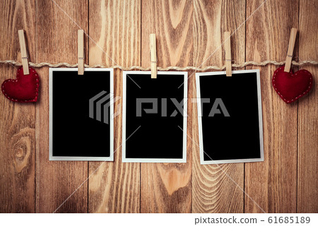 Black blank phote frame Black blank phote frame 61685189
