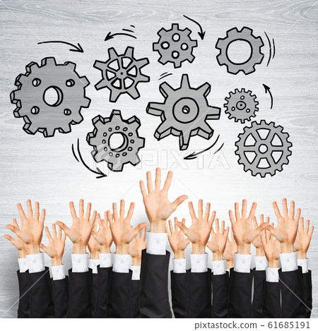Business and teamwork concept 61685191
