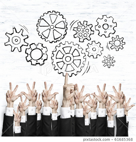 Business and teamwork concept 61685368