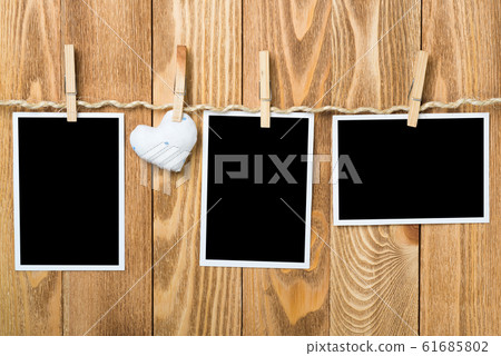 Black blank phote frame Black blank phote frame 61685802
