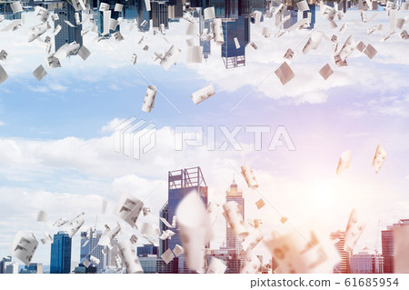 Modern cityscape view. 61685954