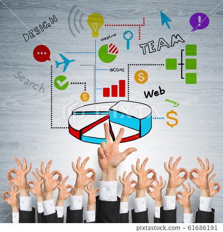 Business and teamwork concept Business and teamwork concept 61686191
