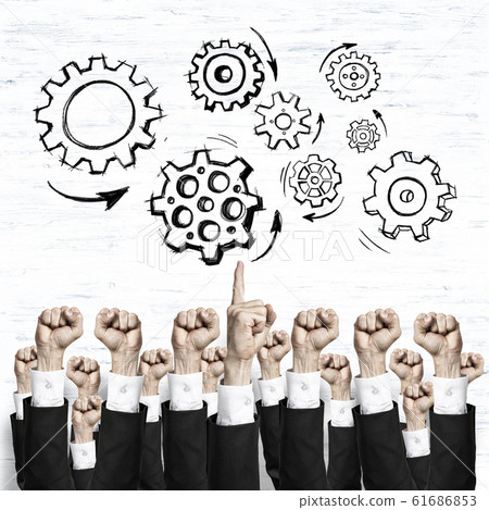 Business and teamwork concept 61686853
