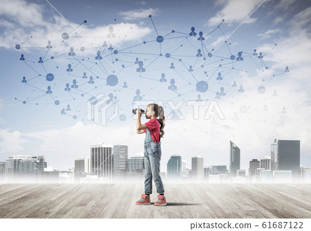 Concept of social wireless connection and internet use for commu Concept of social wireless connection and internet use for commu 61687122