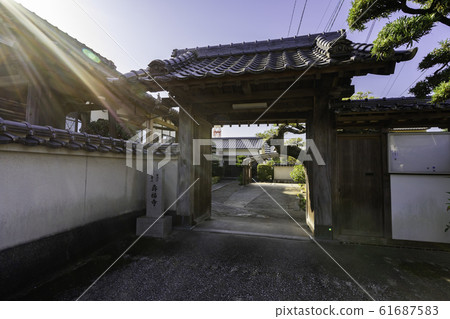 大分縣中津市三門市sofukuji Temple 照片素材 圖片 圖庫