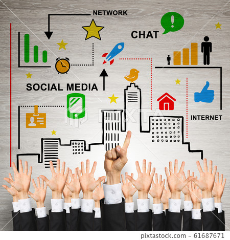 Business and teamwork concept 61687671