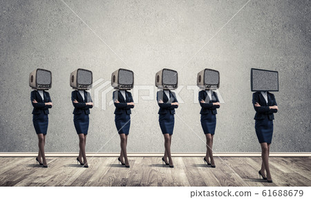 Modern technologies against old one. Modern technologies against old one. 61688679