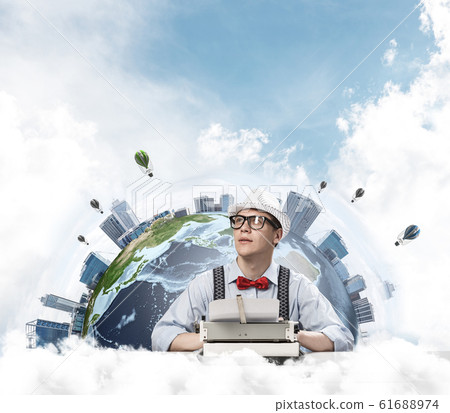Creative inspiration of young writer. Creative inspiration of young writer. 61688974