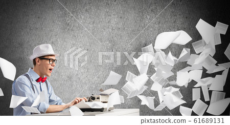 Creative inspiration of young writer. Creative inspiration of young writer. 61689131