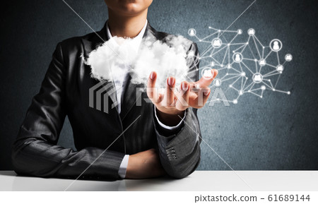 Social connection and networking concepts. Social connection and networking concepts. 61689144