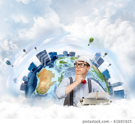 Creative inspiration of young writer. 61691925