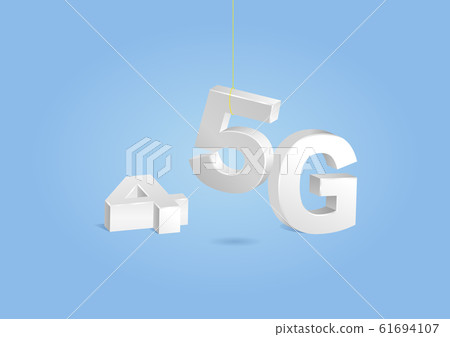 第五代移動通信系統(5G)圖像素材 第五代移動通信系統(5G)圖像素材 61694107