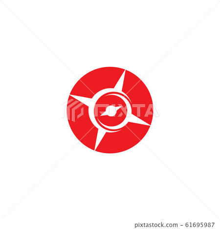 Compass Logo Template vector icon illustration 61695987