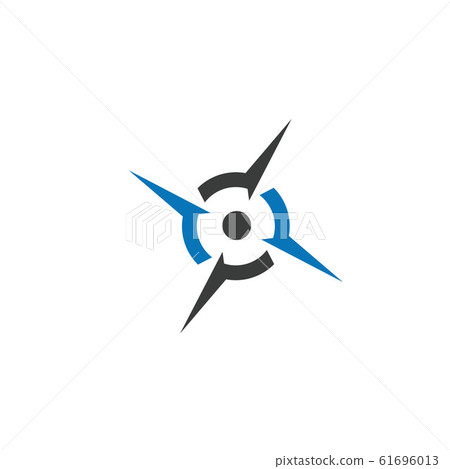 Compass Logo Template vector icon illustration 61696013