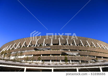 Tokyo cityscape in Japan January 1st, Reiwa, New Year's stadium celebrating the first New Year's view = January 1, 2020 Tokyo cityscape in Japan January 1st, Reiwa, New Year's stadium celebrating the first New Year's view = January 1, 2020 61696666