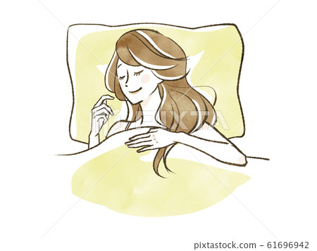 女人睡覺 61696942