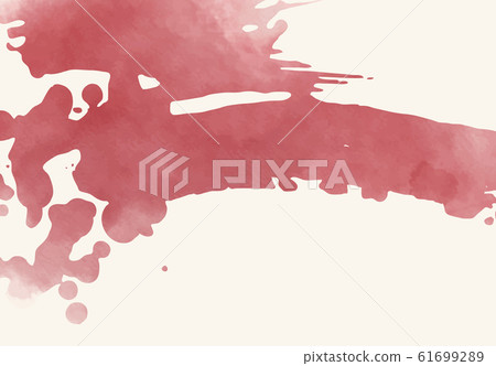 Abstract watercolor brush element on white Abstract watercolor brush element on white 61699289