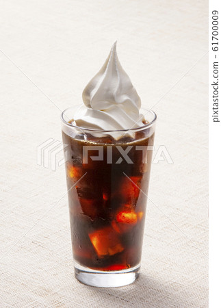 Coffee float, soft serve ice cream and coffee, ice cream coffee, cold drink, image material Coffee float, soft serve ice cream and coffee, ice cream coffee, cold drink, image material 61700009