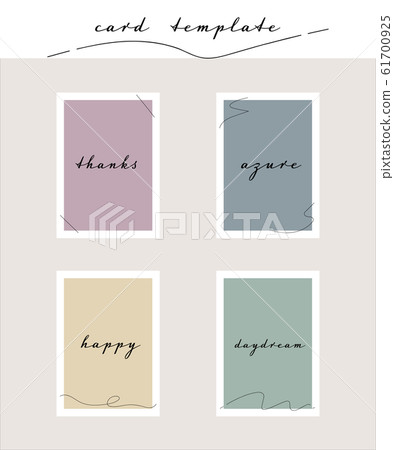 Shop Card Sample Card Template / Fashion / Shop Card / Simple - Stock Illustration ...