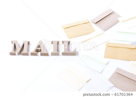 PC and smartphone Communication image Mail image Image material 61701364