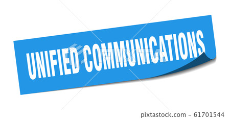 unified communications sticker. unified unified communications sticker. unified 61701544
