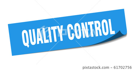 quality control sticker. quality control square - Stock Illustration ...
