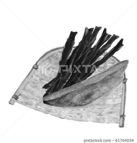 水彩海帶魚ka風墨畫風格單調 水彩海帶魚ka風墨畫風格單調 61704034