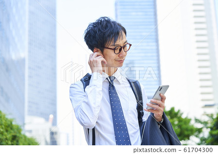 A young businessman A young businessman 61704300