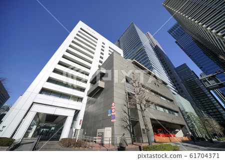 Tokyo cityscape in Japan, overlooking the Tokyo Fire Department Main Building Tokyo cityscape in Japan, overlooking the Tokyo Fire Department Main Building 61704371