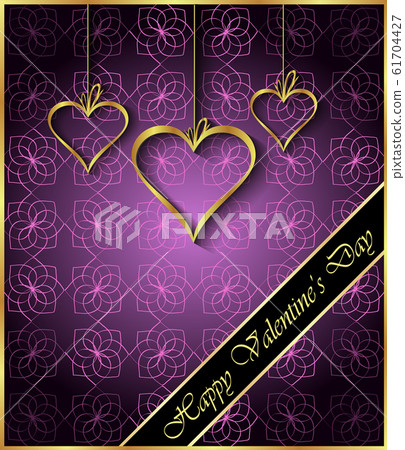Valentine day background. 61704427