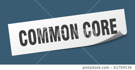 common core sticker. common core square sign. common core sticker. common core square sign. 61704536