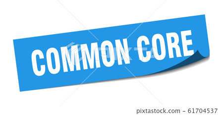 common core sticker. common core square sign. common core sticker. common core square sign. 61704537