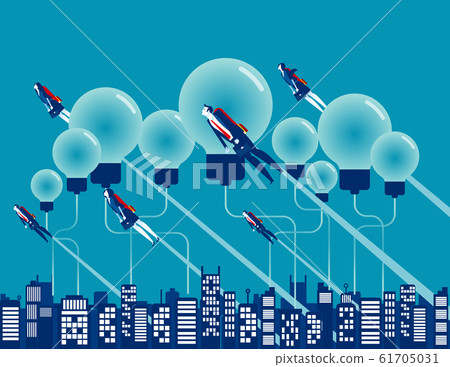 Education and economic growth of city. Concept 61705031