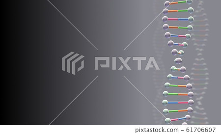 DNA gene chromosome double helix biomedical... - Stock Illustration ...
