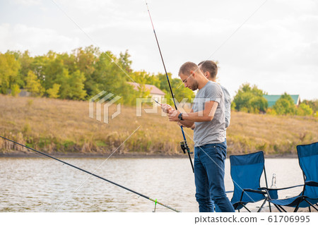 leisure and people concept. Happy friends with leisure and people concept. Happy friends with 61706995